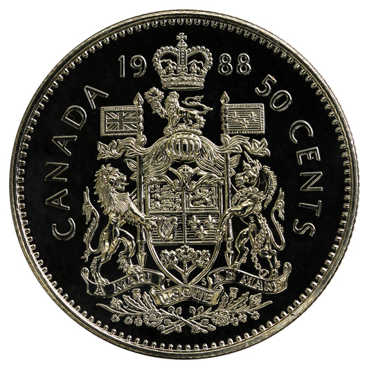1988 Canada 50-cents Proof Like