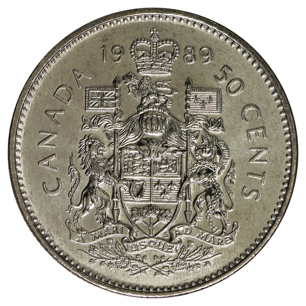 1989 Canada 50-cents Brilliant Uncirculated (MS63)