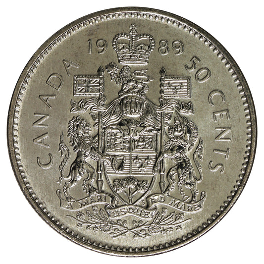 1989 Canada 50-cents Brilliant Uncirculated (MS63)