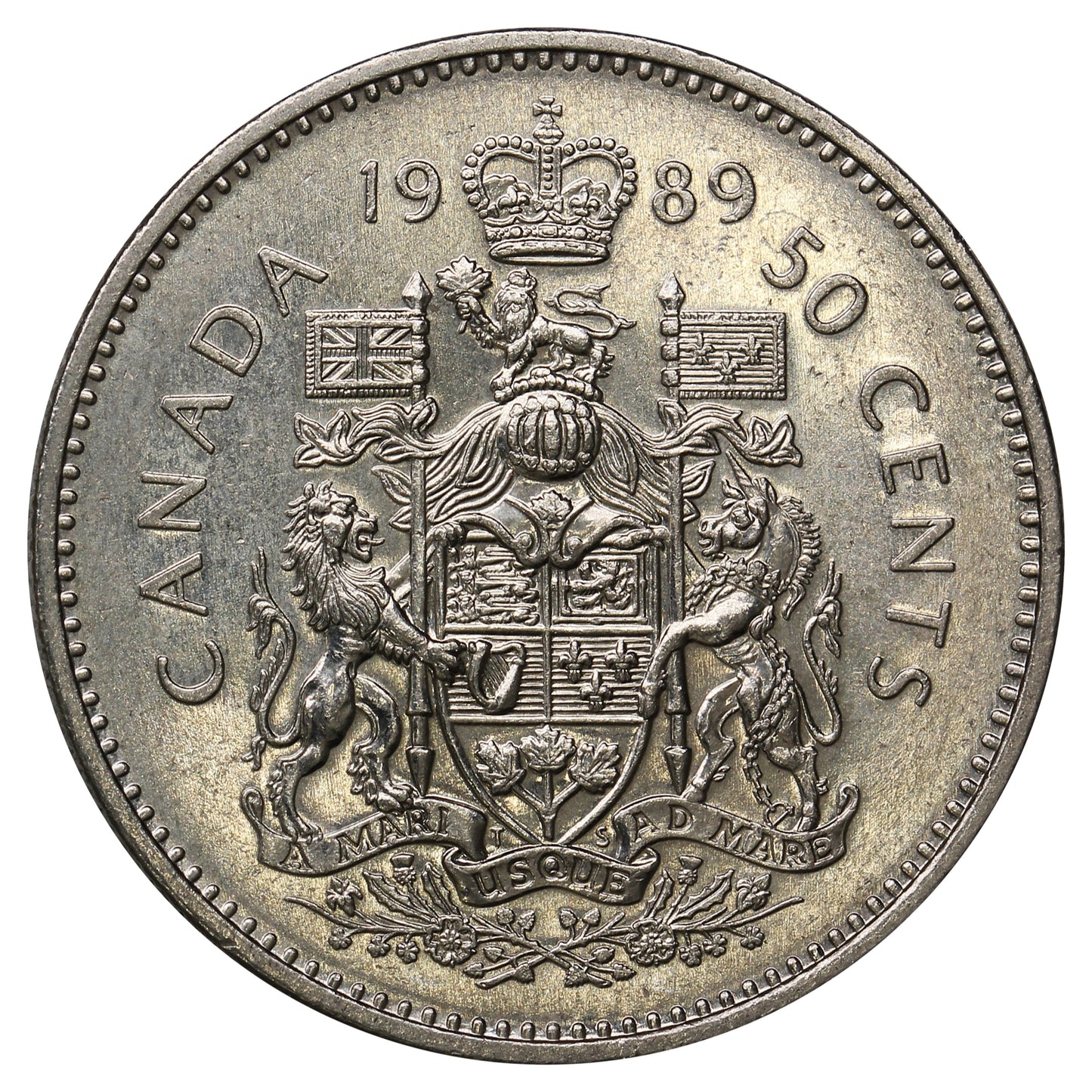1989 Canada 50-cents Circulated