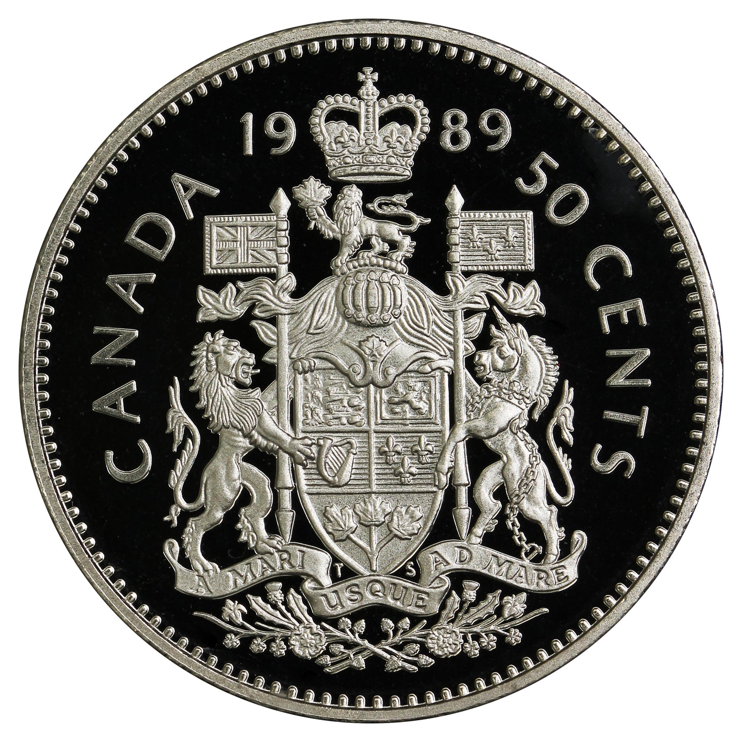 1989 Canada 50-cents Proof