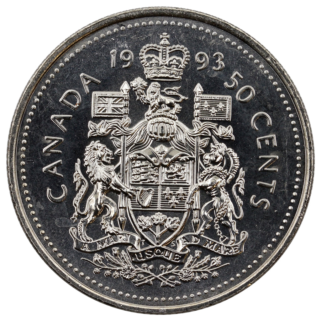 1993 Canada 50-cents Brilliant Uncirculated (MS63)