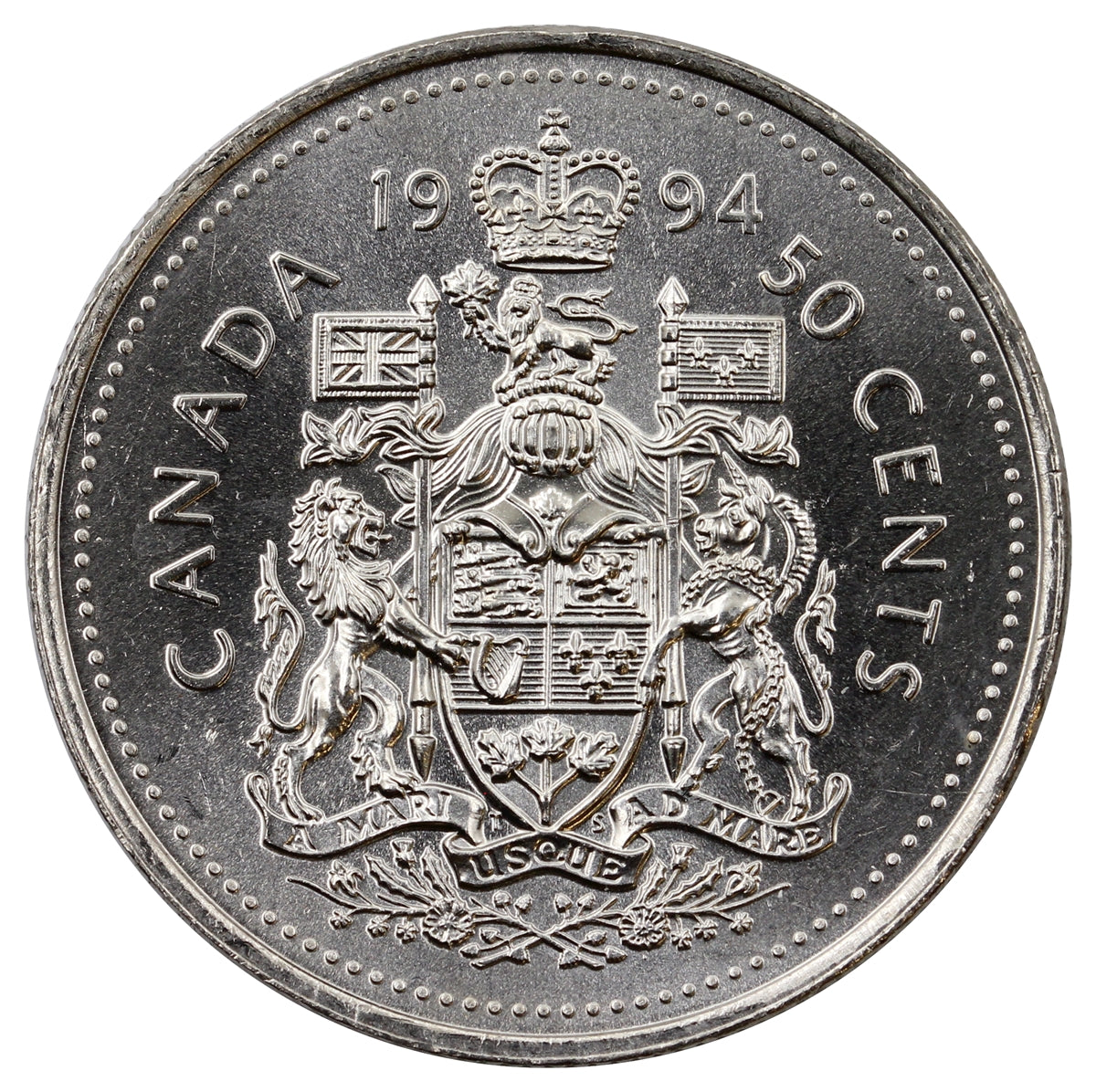 1994 Canada 50-cents Brilliant Uncirculated (MS63)