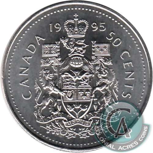 1995 Canada 50-cents Uncirculated (MS60)