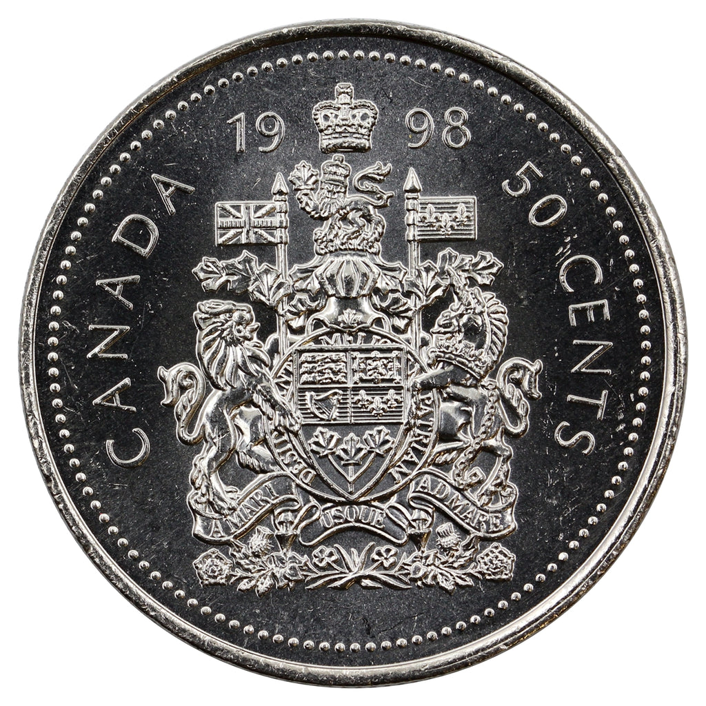 1998 Canada 50-cents Brilliant Uncirculated (MS63)