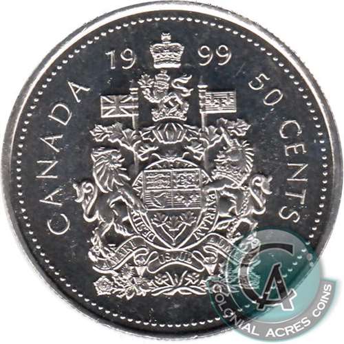 1999 Canada 50-cents UNC+ (MS62)