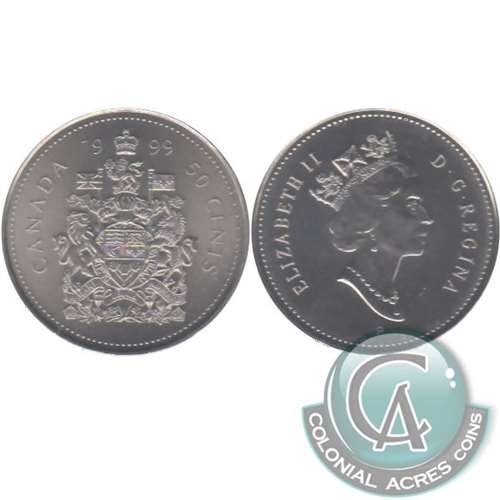 1999P (test) Canada 50-cents Brilliant Uncirculated (MS63)