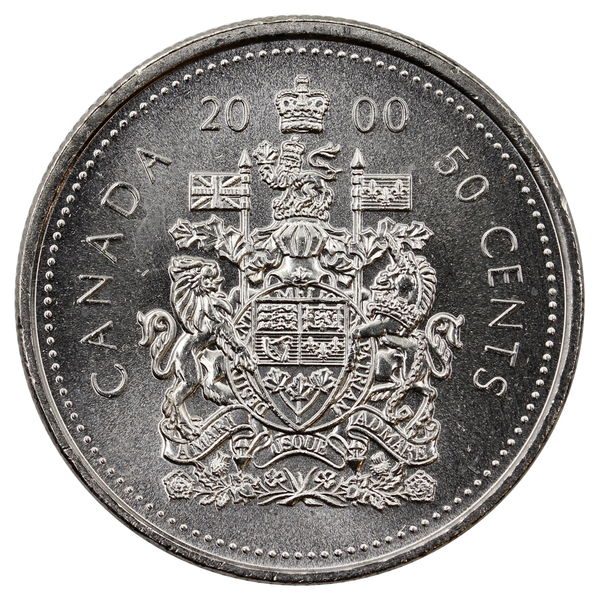 2000 Canada 50-cents Brilliant Uncirculated (MS63)