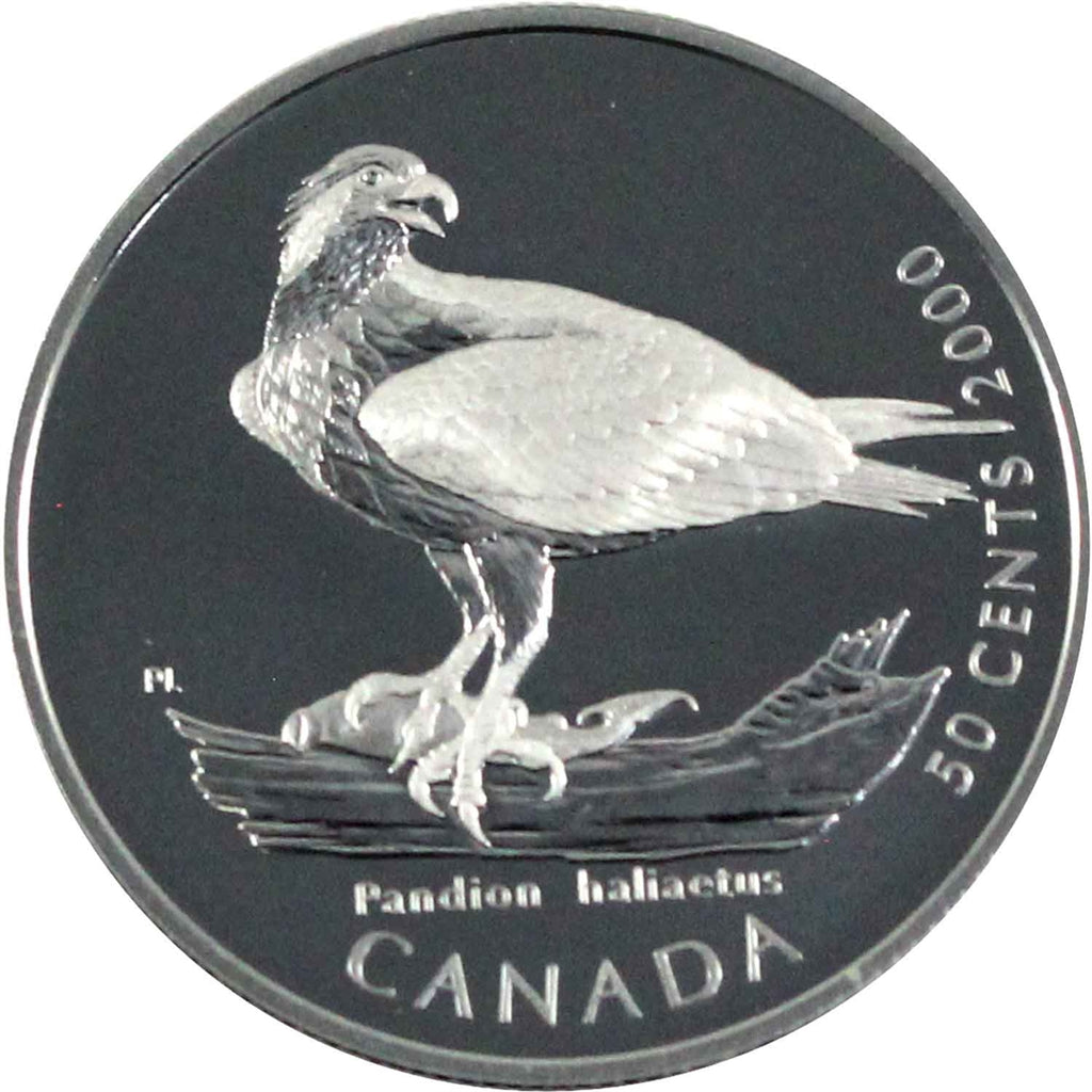 2000 Canada Osprey 50-cents Silver Proof_