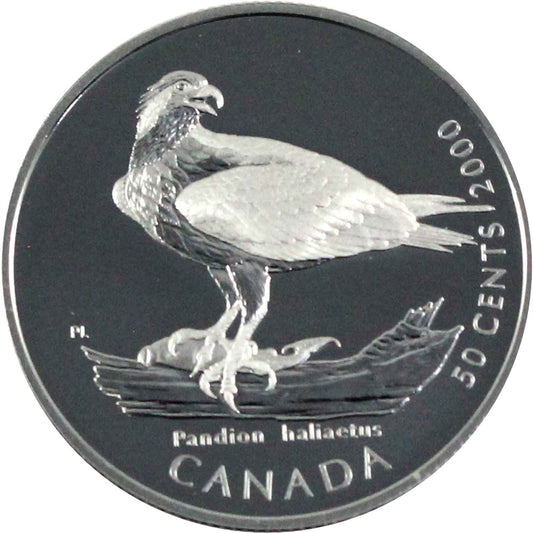 2000 Canada Osprey 50-cents Silver Proof_