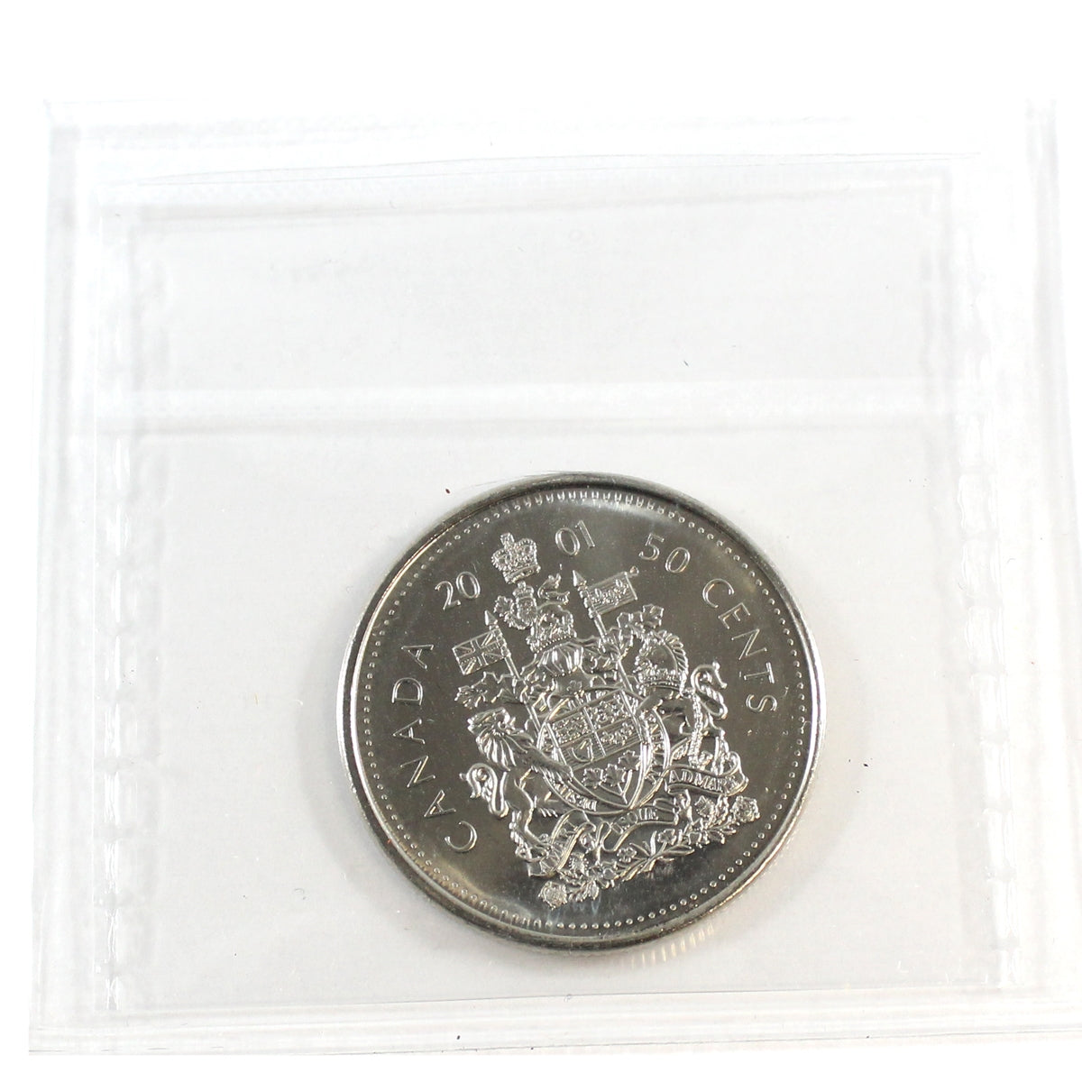 2001P Canada 50-cents ICCS Certified MS65