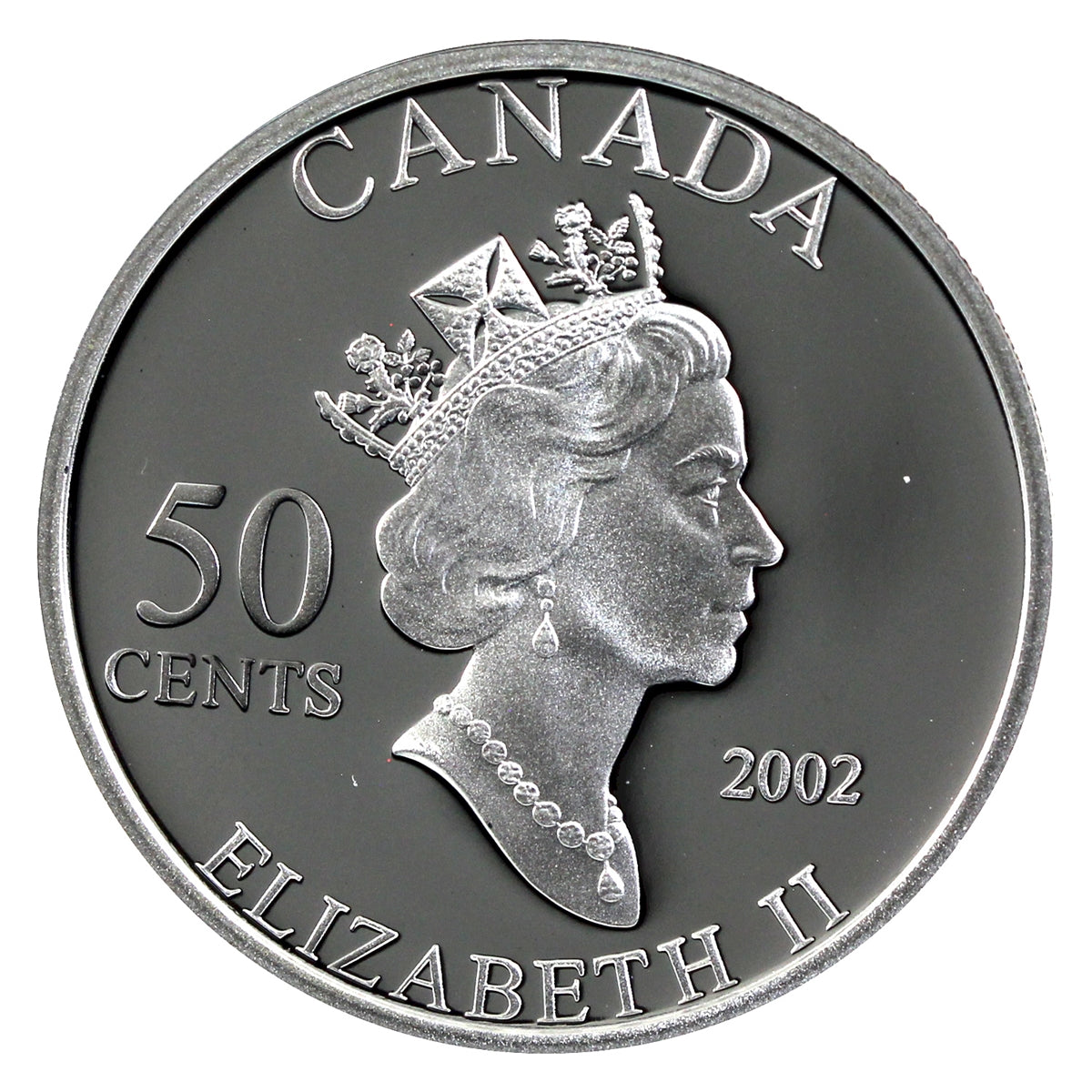 2002 Canada Ghost Ship 50-cents Silver Proof_