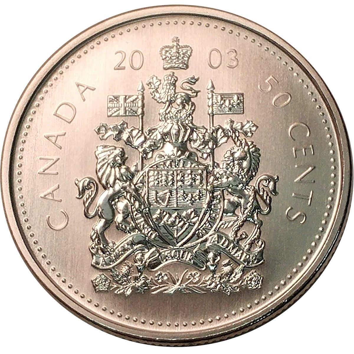 2003P Canada Old Effigy 50-cents Specimen
