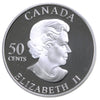 2004 Canada Clouded Sulphur 50-cents Silver Proof