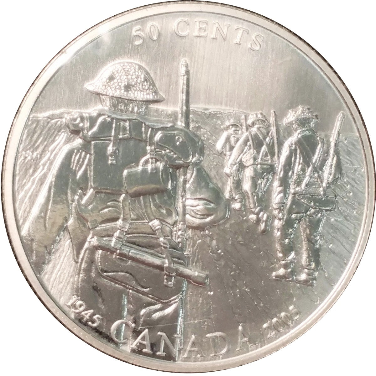 2005 Canada Battle Of The Scheldt 50-cents Specimen