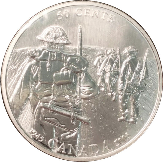 2005 Canada Battle Of The Scheldt 50-cents Specimen
