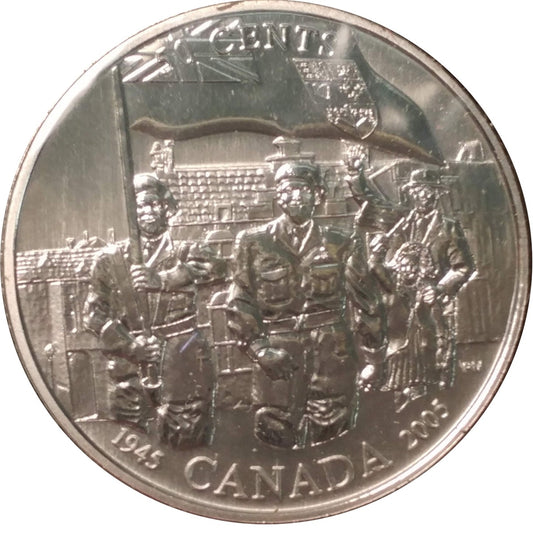 2005 Canada Liberation Of The Netherlands 50-cents Specimen