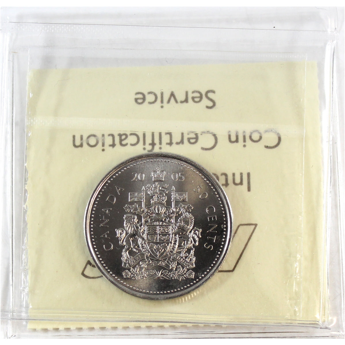 2005P Canada 50-cents ICCS Certified MS67