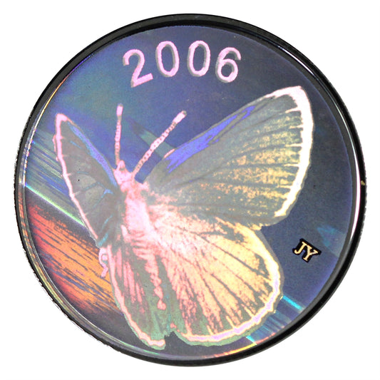 2006 Canada Silvery Blue 50-cents Silver Proof_