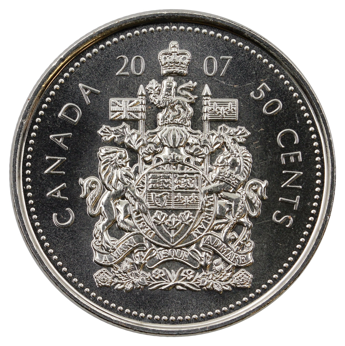 2007 Canada 50-cents Brilliant Uncirculated (MS63)