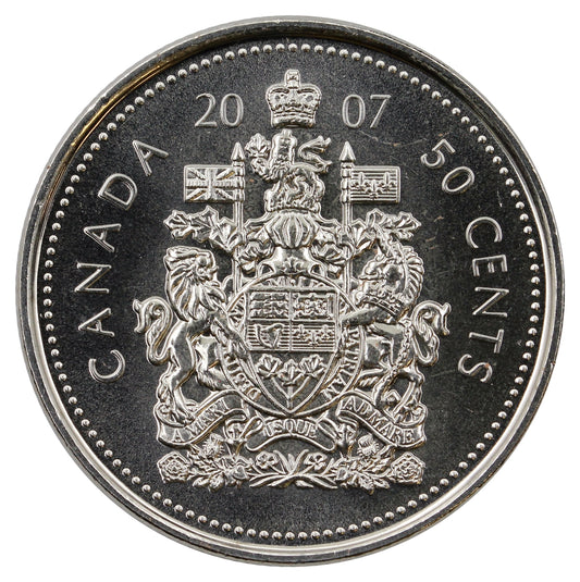 2007 Canada 50-cents Brilliant Uncirculated (MS63)