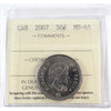 2007 Canada 50-cents ICCS Certified MS65