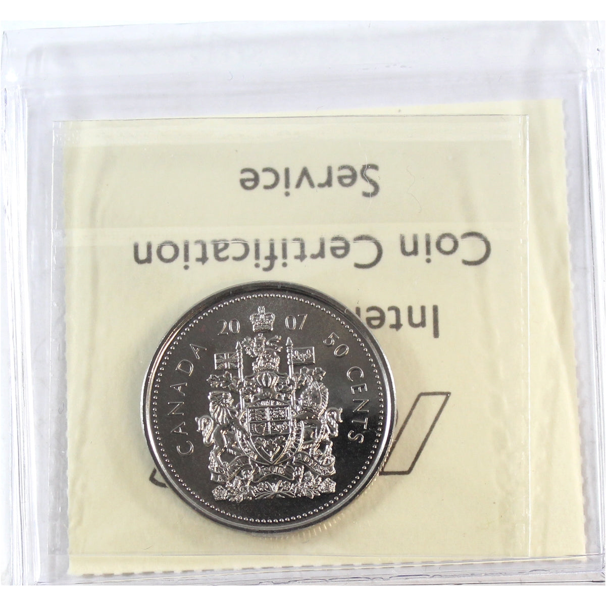 2007 Canada 50-cents ICCS Certified MS65