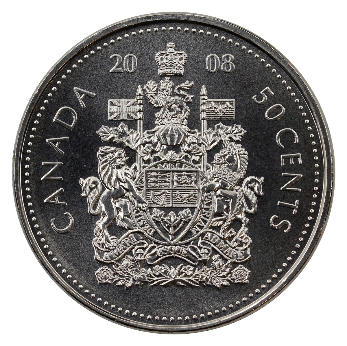 2008 Canada 50-cents Brilliant Uncirculated (MS63)