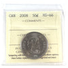 2008 Canada 50-cents ICCS Certified MS66