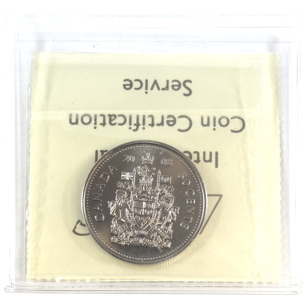 2008 Canada 50-cents ICCS Certified MS66
