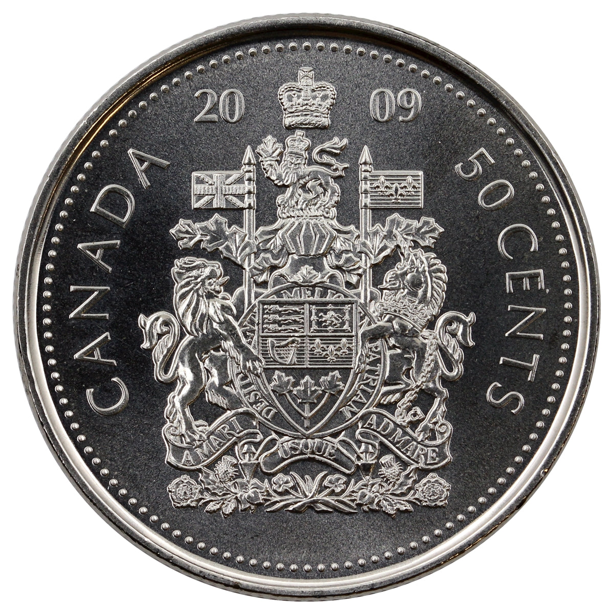 2009 Canada 50-cents Brilliant Uncirculated (MS63)