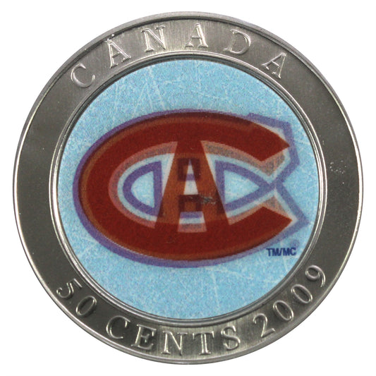 2009 Canada Montreal Canadiens Hologram 50-cents Specimen$