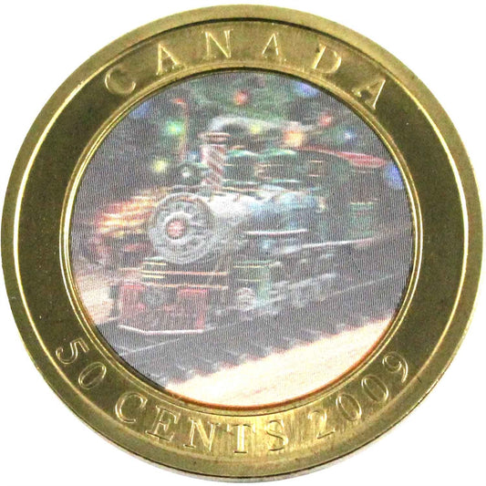 2009 Canada Holiday Train 50-cents Specimen_
