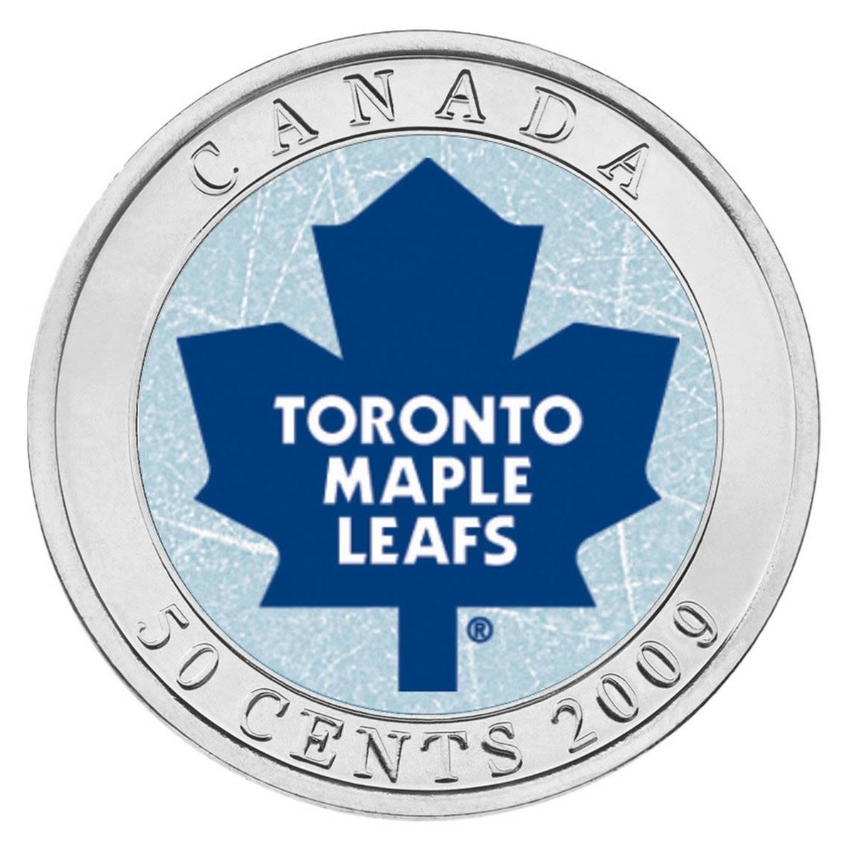 2009 Canada Toronto Maple Leafs Hologram 50-cents Specimen$