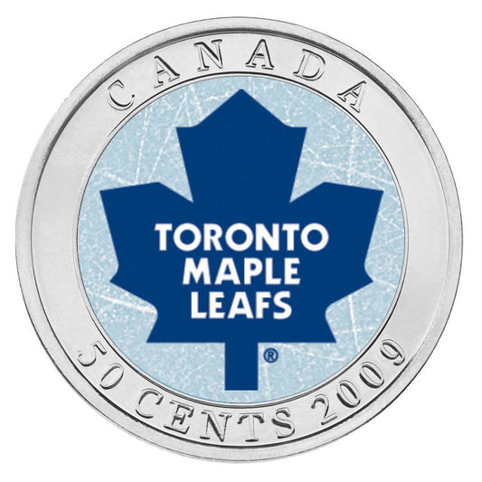 2009 Canada Toronto Maple Leafs Hologram 50-cents Specimen$