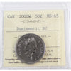 2000W Canada 50-cents ICCS Certified MS65 NBU