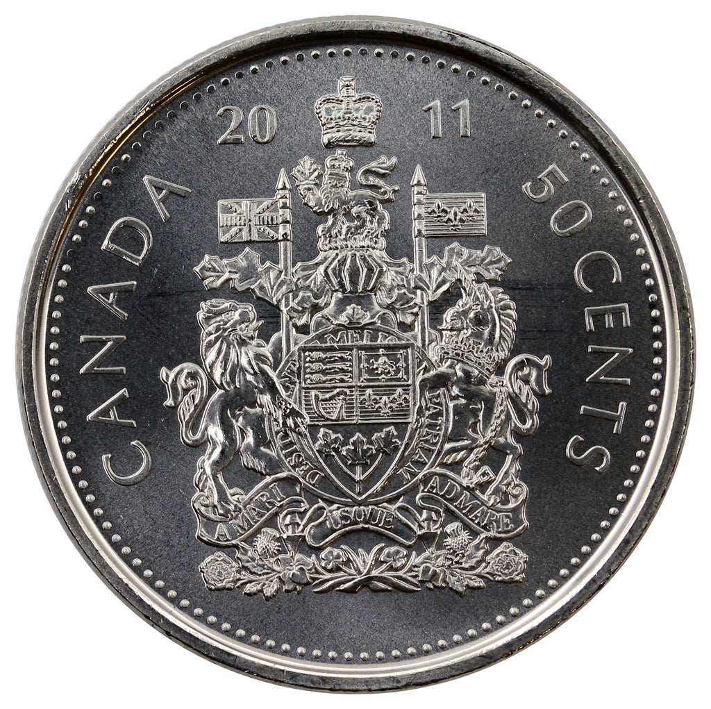 2011 Canada 50-cents Brilliant Uncirculated (MS63)