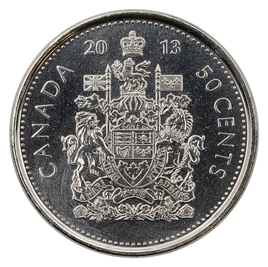 2013 Canada 50-cents Brilliant Uncirculated (MS63)