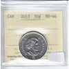 2013 Canada 50-cents ICCS Certified MS66