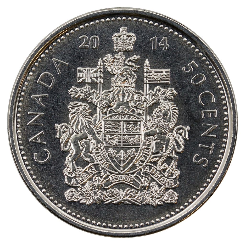 2014 Canada 50-cents Brilliant Uncirculated (MS63)