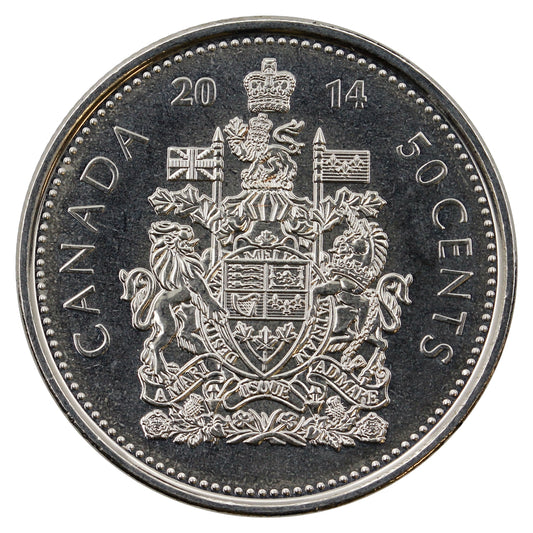 2014 Canada 50-cents Brilliant Uncirculated (MS63)