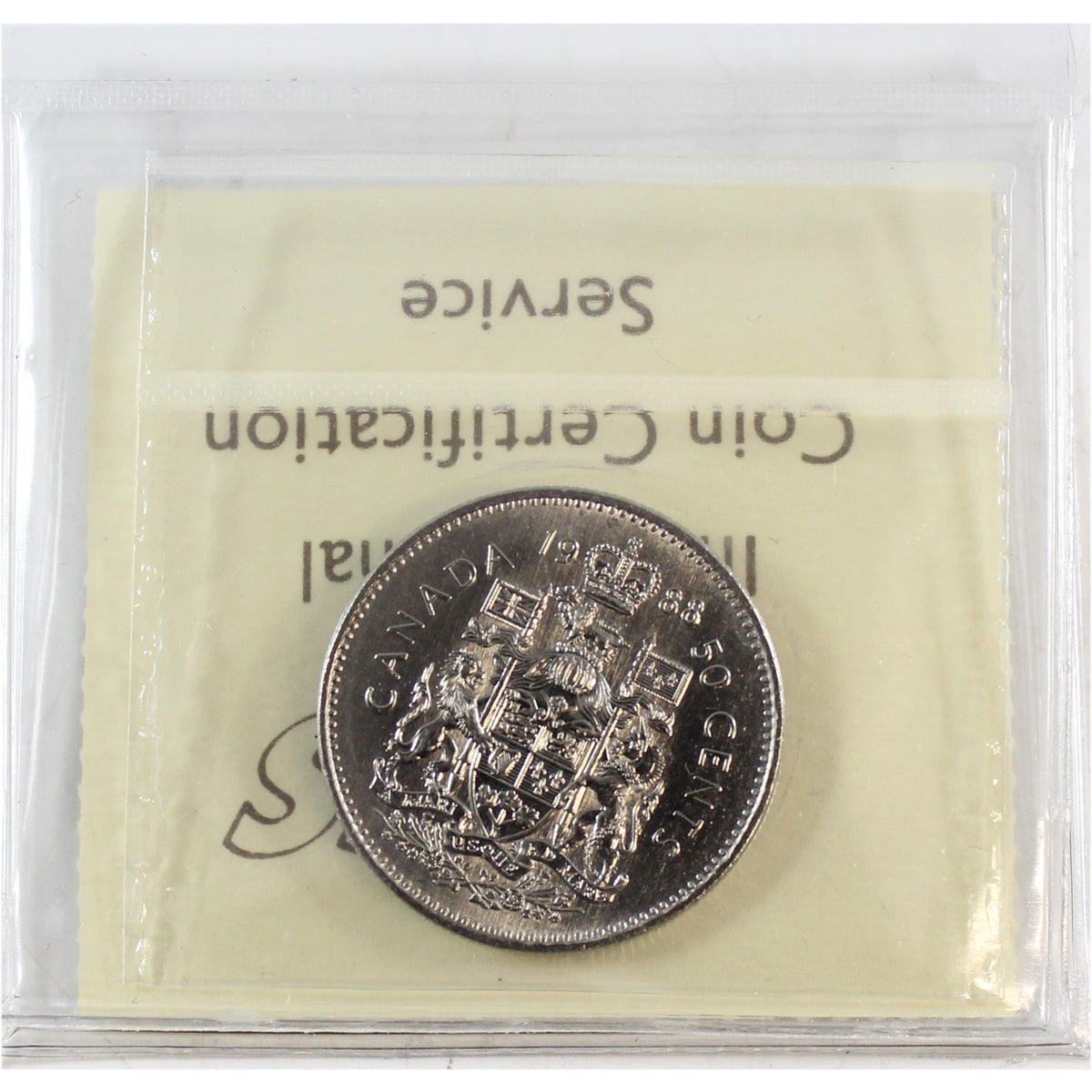 1988 Canada 50-cents ICCS Certified MS66