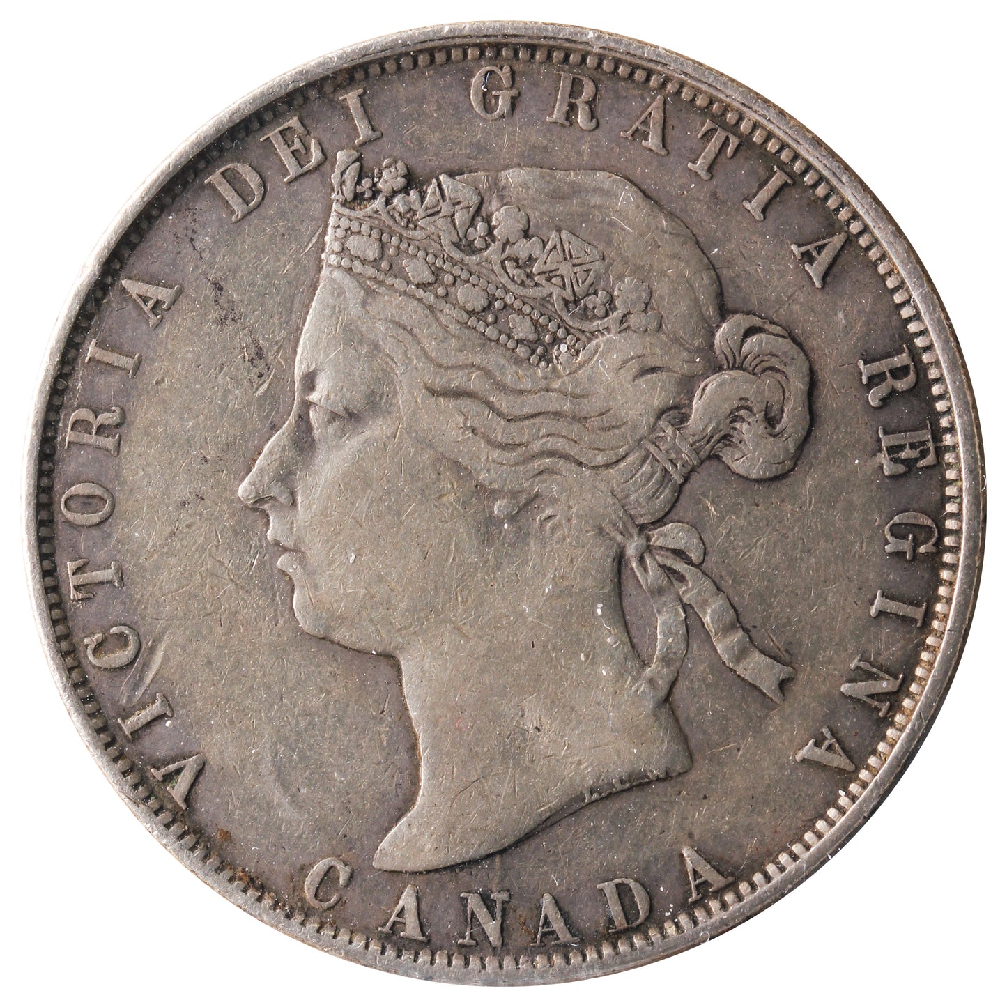 1870 LCW Canada 50-cents ICCS Certified VF20