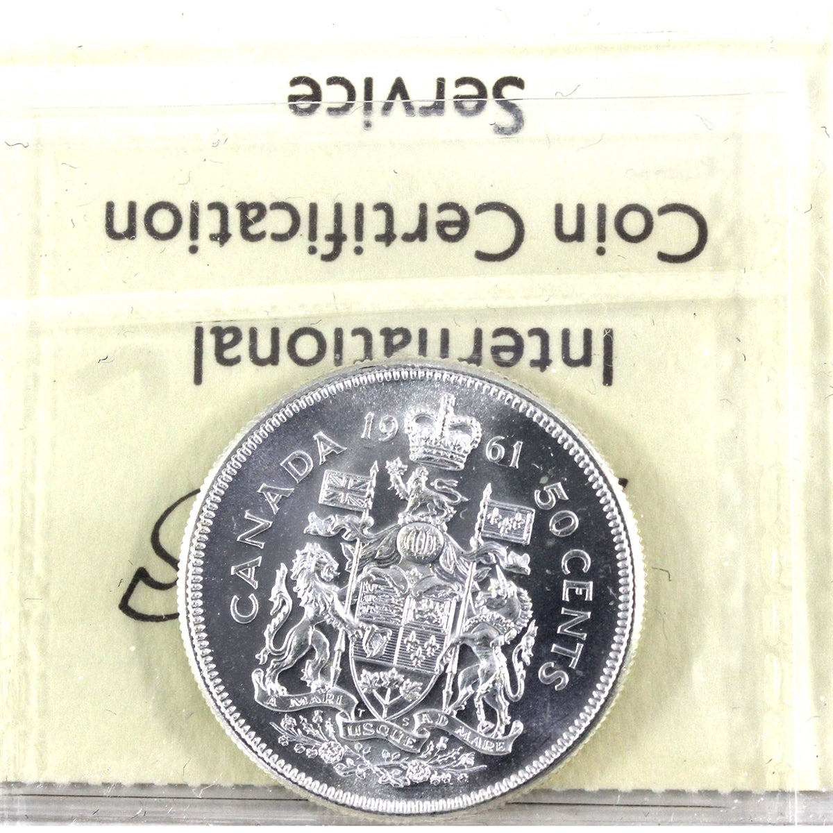 1961 Canada 50-cents ICCS Certified MS64