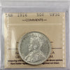 1916 Canada 50-cents ICCS Certified VF30