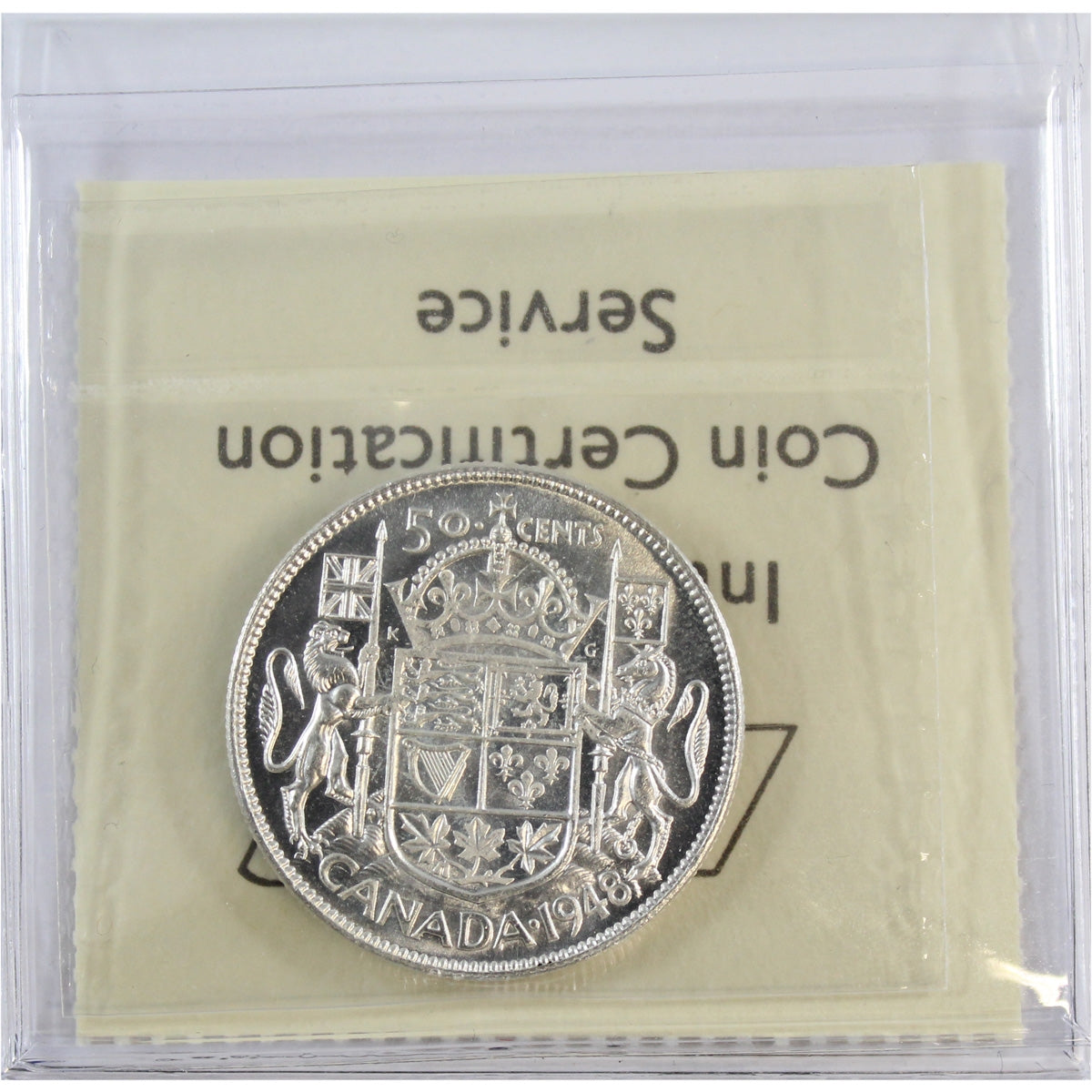 1948 Canada 50-cents ICCS Certified MS62