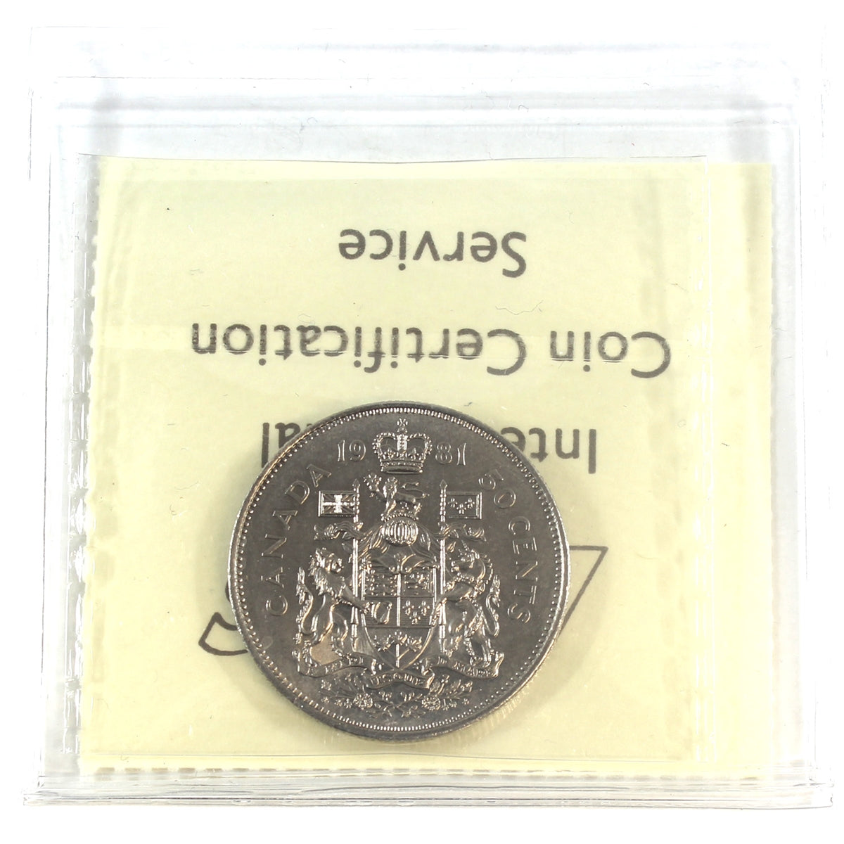 1981 Canada 50-cents ICCS Certified MS66