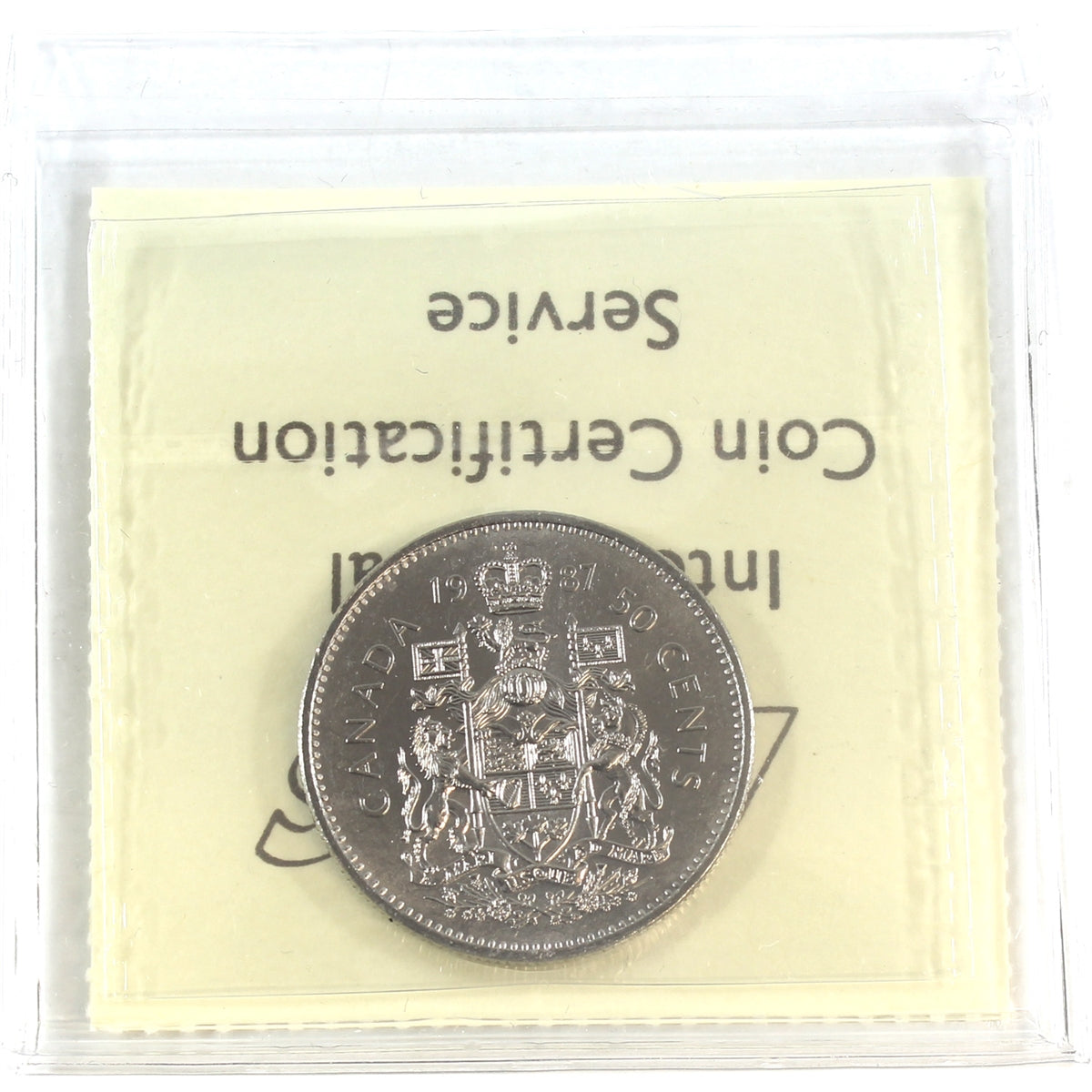 1987 Canada 50-cents ICCS Certified MS64