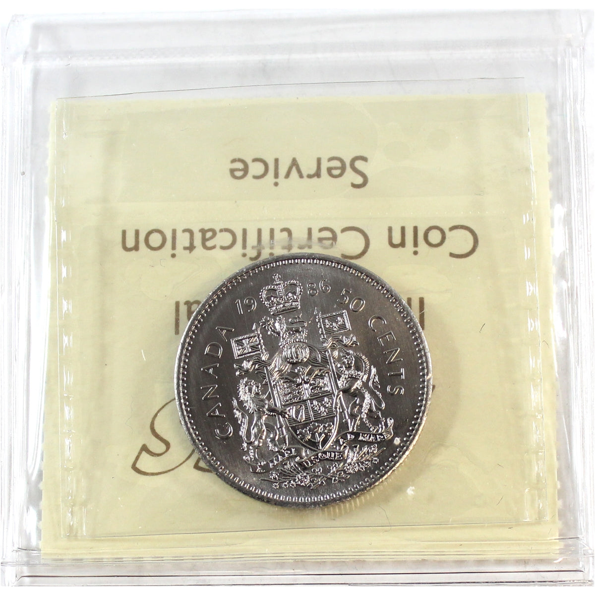 1986 Canada 50-cents ICCS Certified MS66
