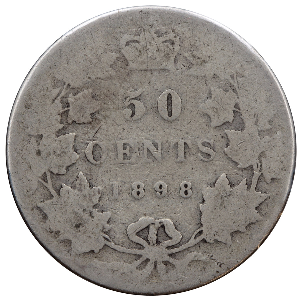 1898 Canada 50-cents Filler